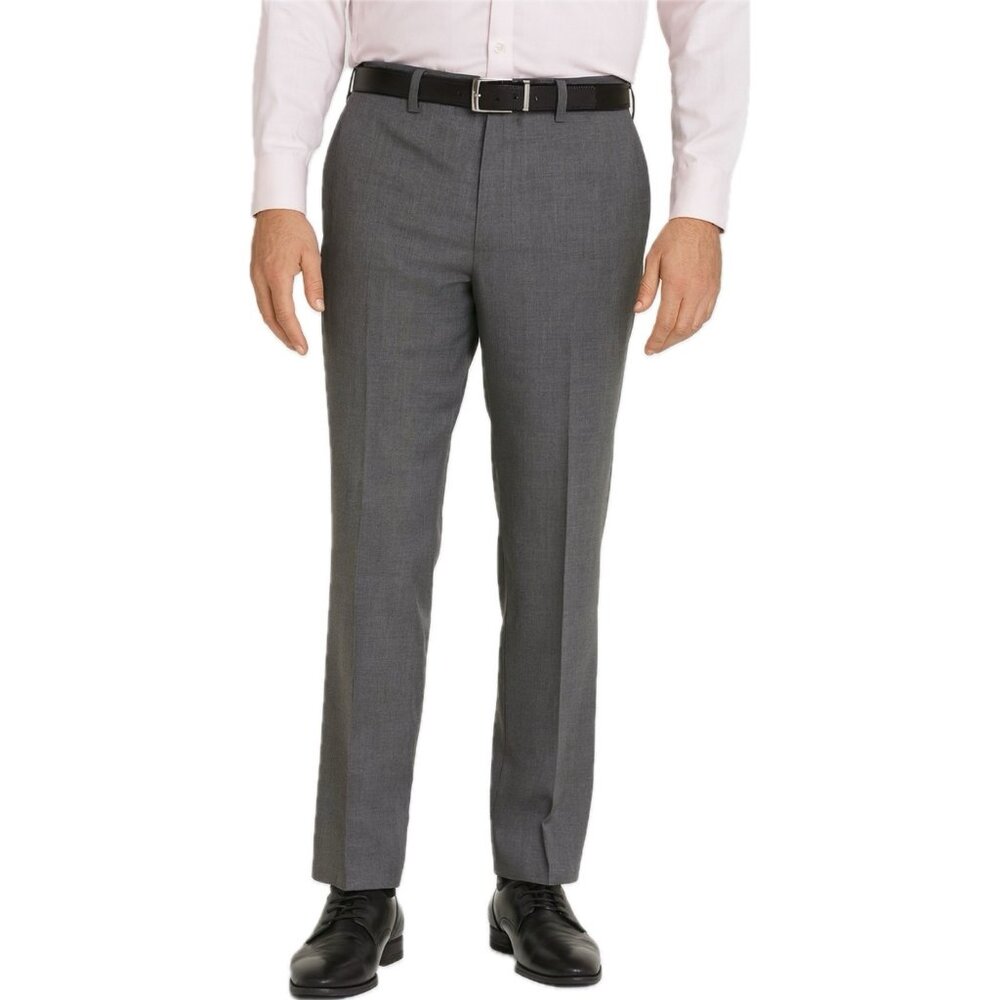 Club Monaco Men’s Wool Stretch Dress Pants Straight Leg Gray 33x29